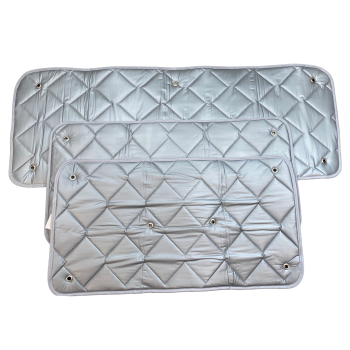 Preview: Thermomattenset Wohnraum Ford Nugget  6tlg. 2000 - 2013 mit 2 Schiebefenster Mitte Premium